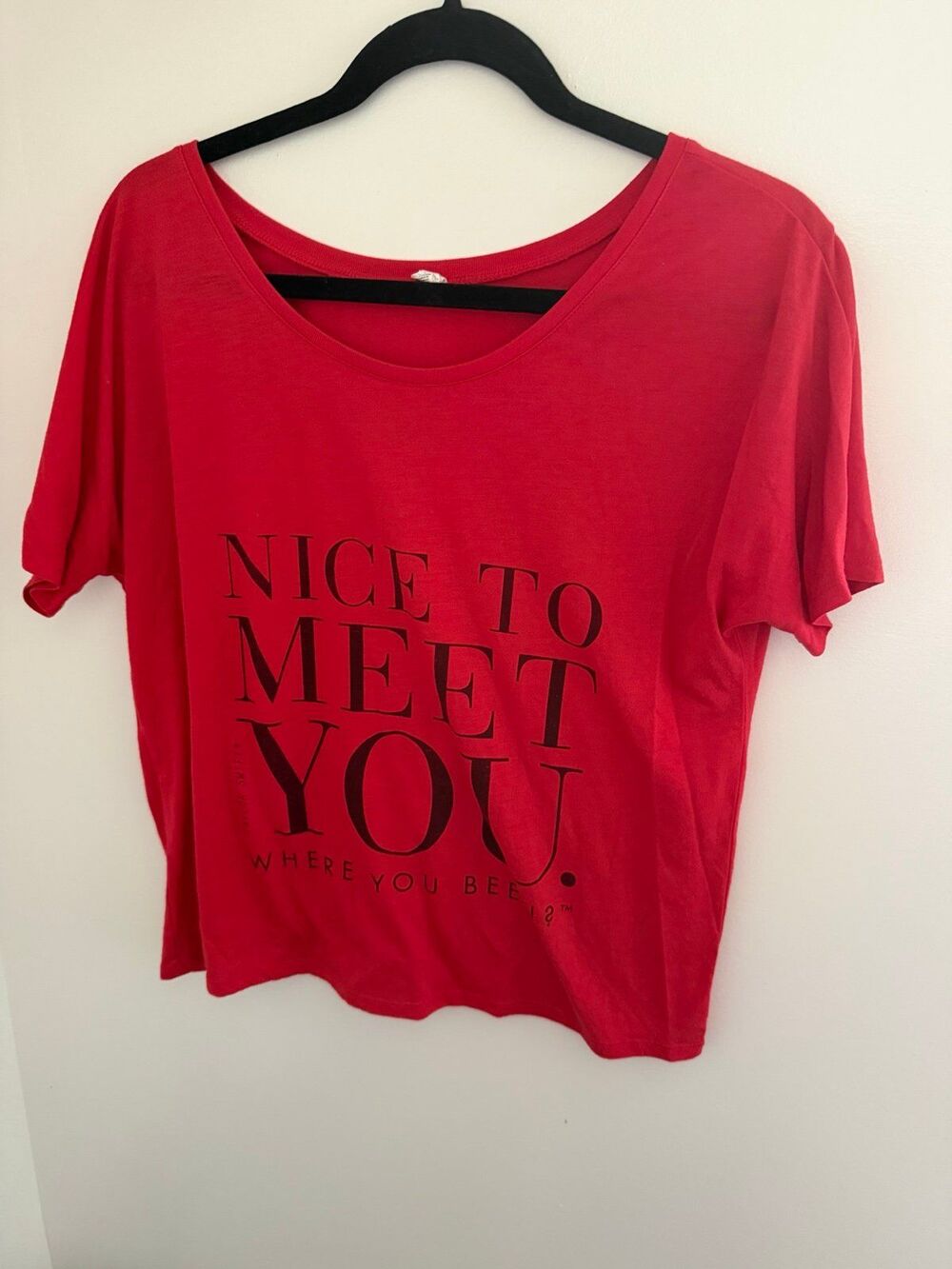 Bella-canvas Women's Red T-shirt - Picture 1 of 5